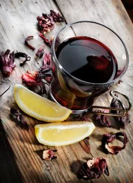 Hibiscus tea Stock Photos