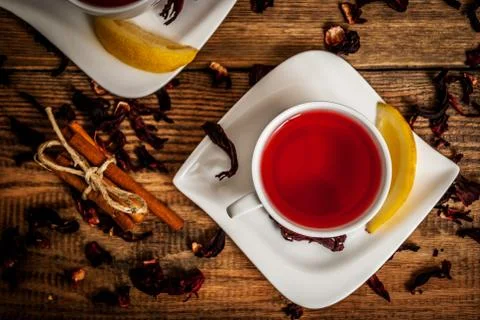 Hibiscus tea Stock Photos