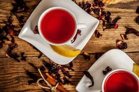 Hibiscus tea Foto stock