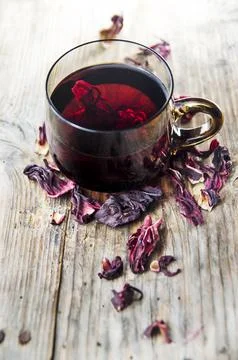 Hibiscus tea Stock-Fotos