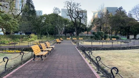 Hibiya Park Stock Footage 148204561