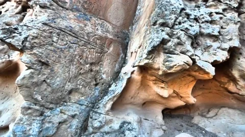 Hickison Petroglyphs in Nevada Video stock 41728418