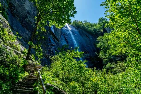 Hickory Nut Falls Stock Photos