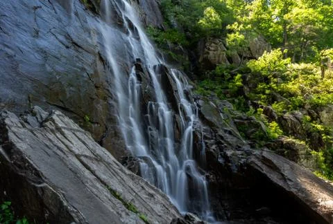 Hickory Nut Falls Stock Photos
