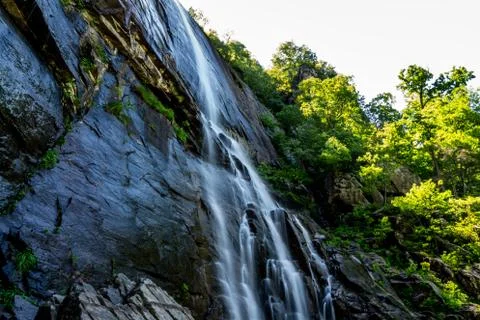 Hickory Nut Falls Stock Photos