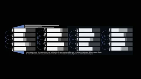 HID R Infographics (19) Stock Footage 170180400