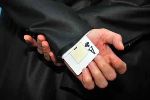 Hidden ace Stock Photos