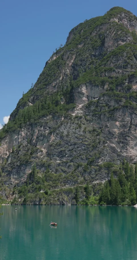 A Hidden Alpine Paradise in the Dolomites Video stock 340226917