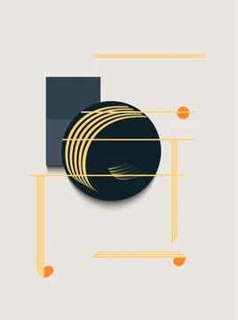 Hidden architectural alphabet Stock Illustration