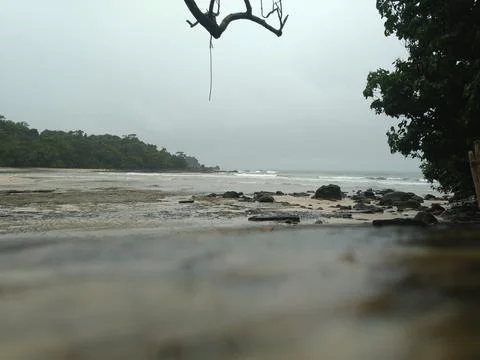 Hidden Beach Foto stock