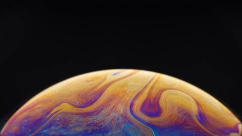 The Hidden Beauty of Soap Bubble Video stock 151265805