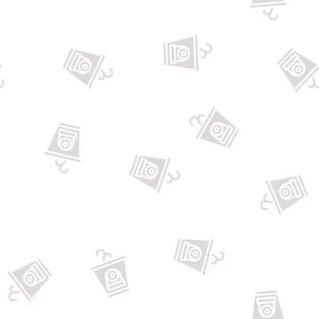 Hidden camera glyph vector seamless pattern flat Stock Illustration