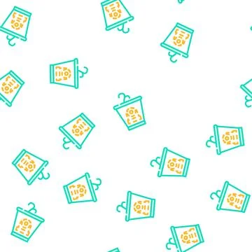 Hidden camera vector seamless pattern flat イラスト素材