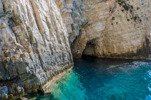 HIDDEN CAVE Stock Photos