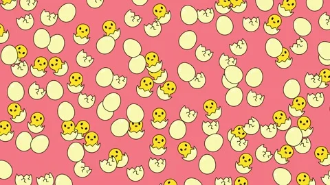 Hidden Chickens - A Fun Visual Puzzle for All Ages. Stock Footage 320151517