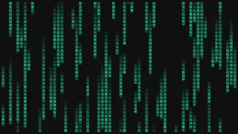 Hidden Code Revelation Loop 動画素材 101637739