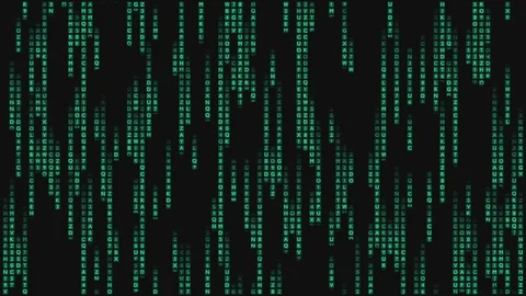 Hidden Code Revelation Loop 動画素材 102100863