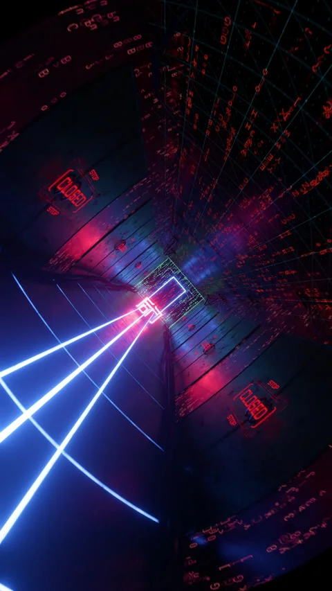 Hidden door revealing computer code, backdoor written in Chinese, cyberattack Stock Footage 348154464
