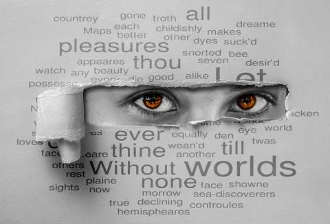 The hidden eye Stock Photos