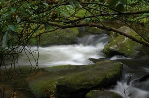 Hidden Falls 库存照片