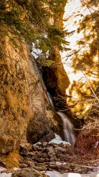 Hidden Falls Waterfall Stock Photos