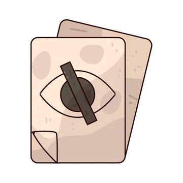 Hidden File illustration Stock-Illustration