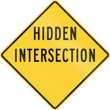 Hidden Intersection Stock Illustration