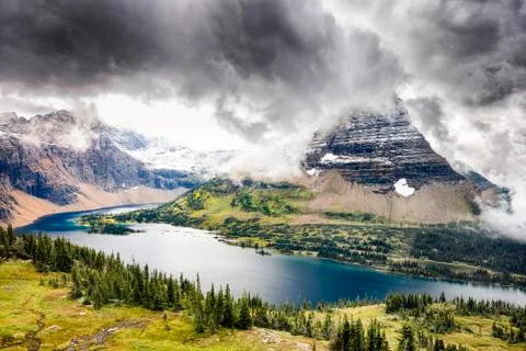 Hidden Lake Stock Photos