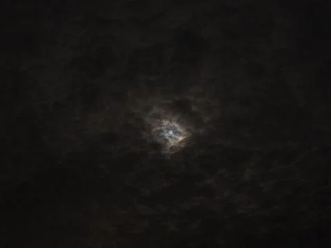 Hidden Moon Stock-Fotos