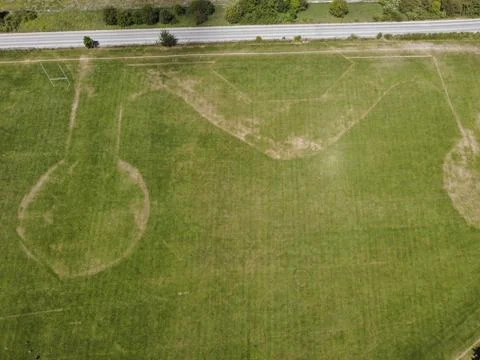 Hidden past in drought Stock Photos