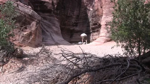 Hidden pool of water Video stock 50051119