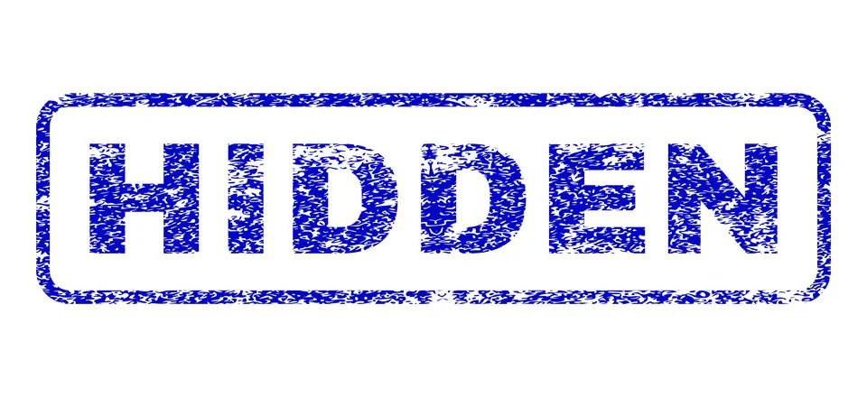 Hidden Rubber Stamp Stock Illustration