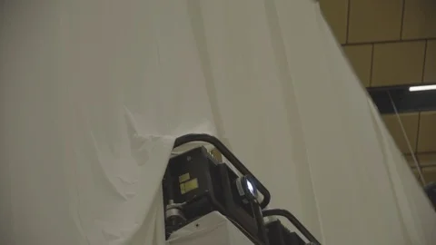 Hidden screen projectors Stock Footage 98765878