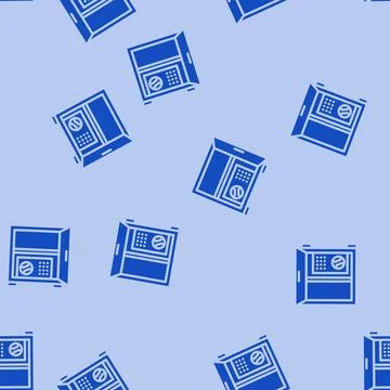 Hidden storage compartment glyph vector seamless pattern Illustrazione stock