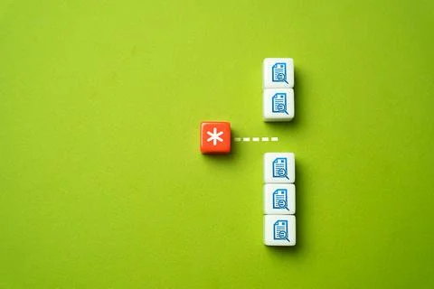 Hidden terms in the contract. Removing asterisk. Check the contract for pit.. Stock Photos
