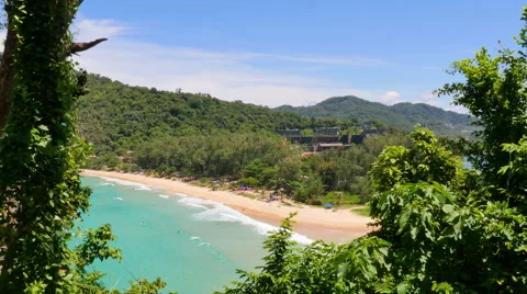 Hidden Tropical Beach Video stock 56432827