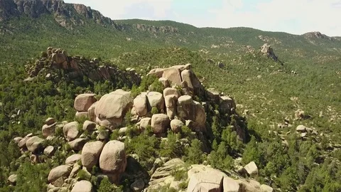 Hidden Valley of boulders Stock Footage 80068504