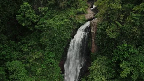 Hidden waterfall Stock Footage 314682145