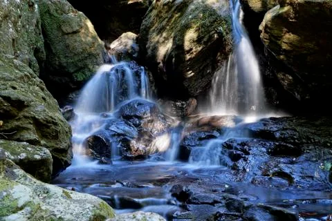 Hidden Waterfall 스톡 사진