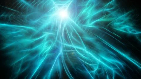 Hidden web in blue lightning Stock Illustration