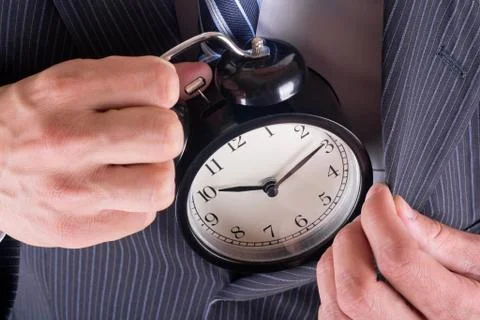 Hide alarm clock Stock Photos