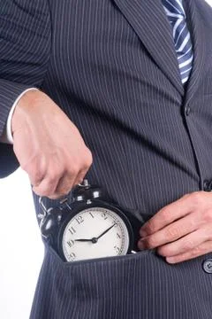 Hide alarm clock Stock Photos