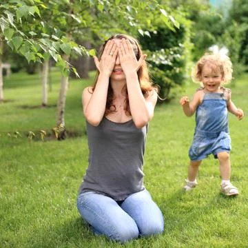 Hide and seek Stock Photos
