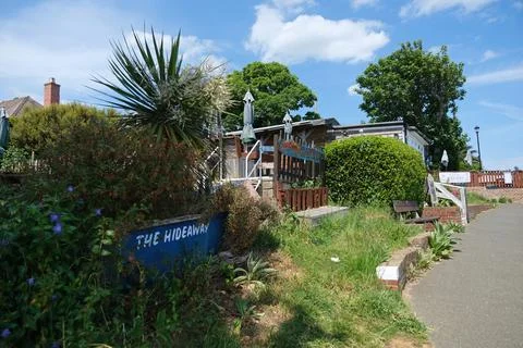 The Hideaway cafe, Shanklin. Stock Photos