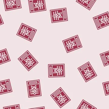 Hidh electricity glyph seamless pattern Stock Illustration