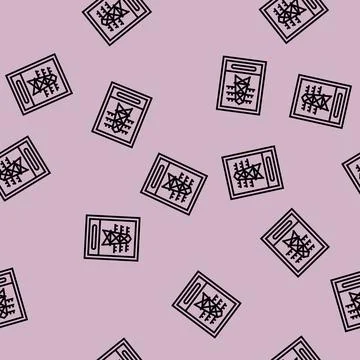 Hidh electricity line seamless pattern Illustrazione stock