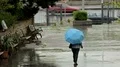 Hiding from rain people rushing about their business, meteorological forecast HD Footage
