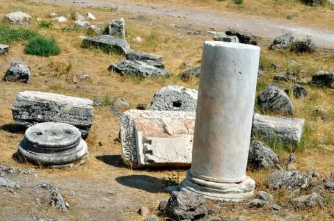 Hierapolis ruins Stock Photos