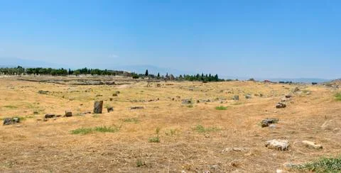 Hierapolis ruins Stock Photos