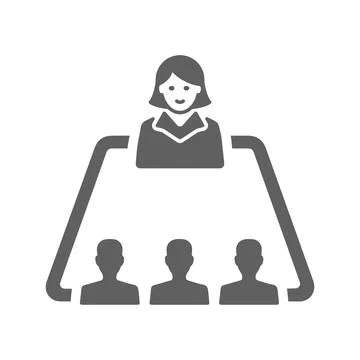 Hierarchy icon / gray vector graphics Stock-Illustration